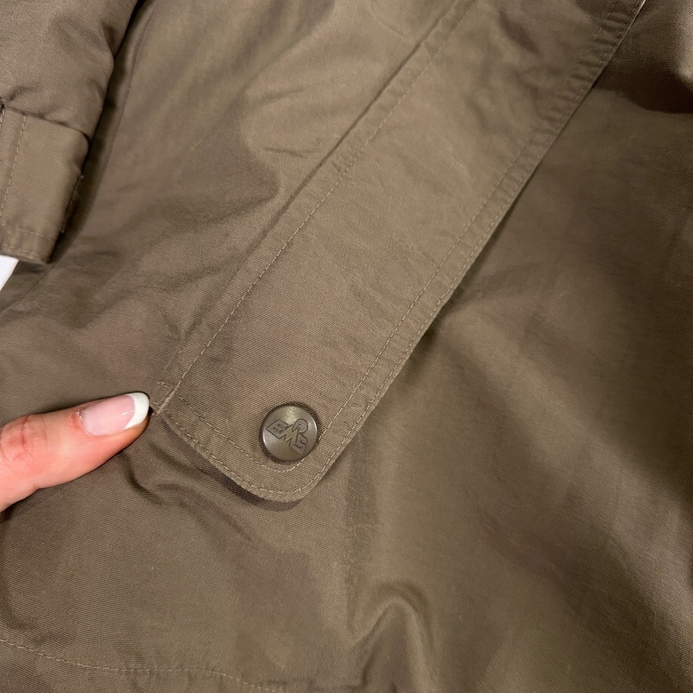 Eastern Mountain Sports Men's Tan Hooded Raincoat - Picture 15 of 15